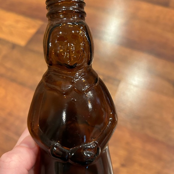 Vintage Mrs. Butterworth's Syrup Amber Glass Bottle 24 fl oz ~ No label 1994 - Picture 5 of 5